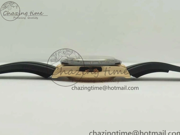 Best Dial ARF Clone Black Gold Rubber Rose On 1:1 Edition Super V2 Daytona 116515 Strap A4130 0225